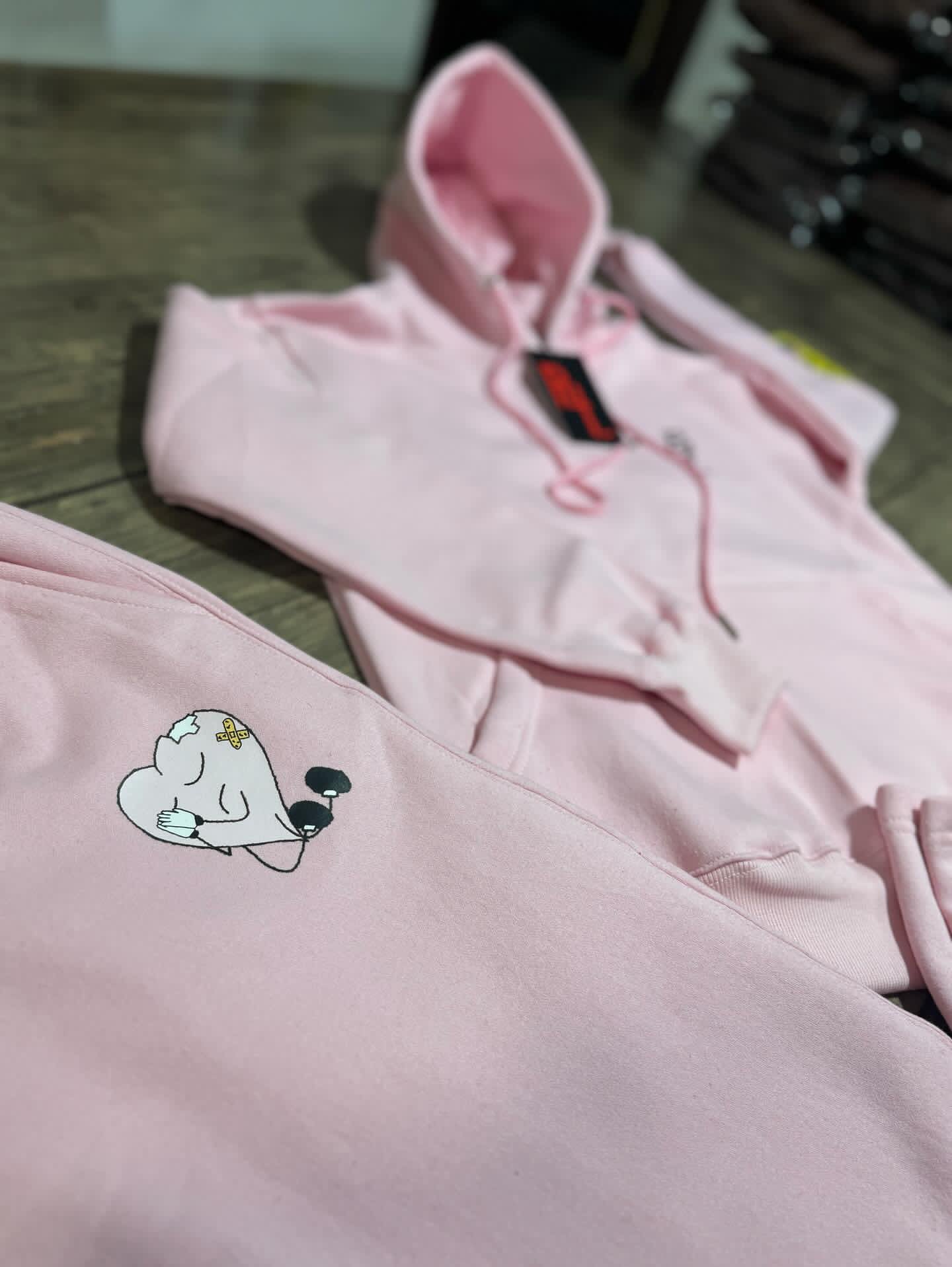 Pink ‘Luv Island’ Sweatsuit