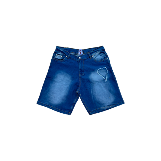 P4L Blue Jean Shorts