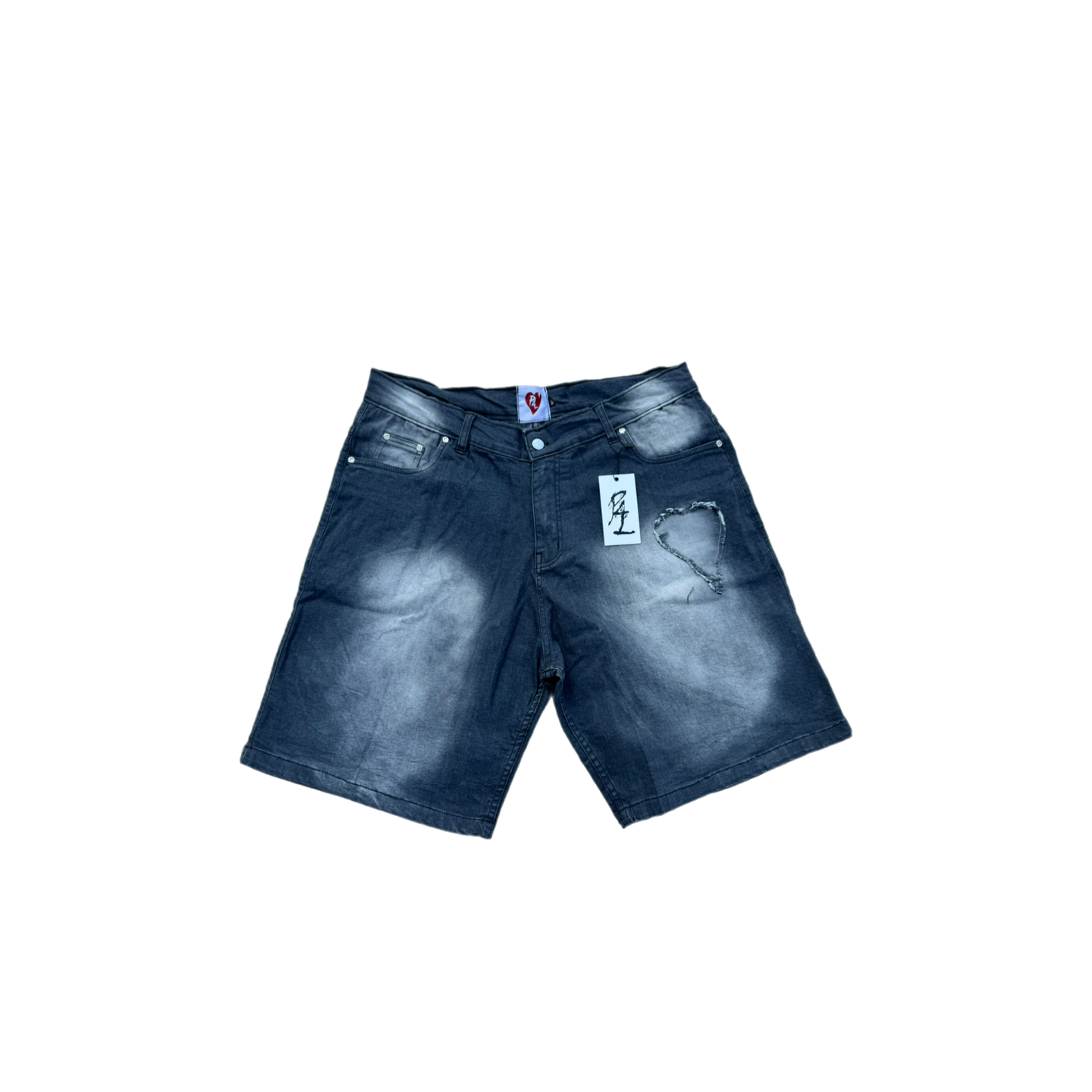 P4L Ash Grey Jean Shorts