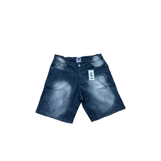 P4L Ash Grey Jean Shorts